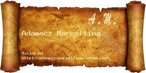 Adamecz Marcellina névjegykártya